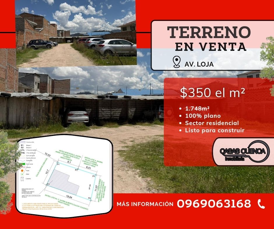 TERRENO AV. LOJA